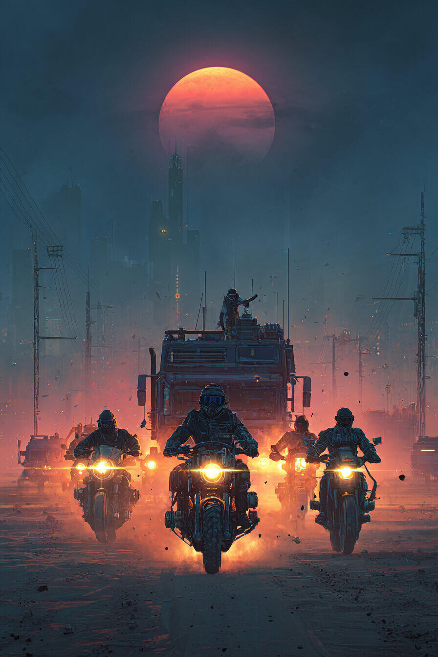 Primera Noche · Carreteras Rojas Primera parte de Tres Noches en Night City, una trilogía de historias conectadas por el neón y la sangre. Mini-campaña ambientada en Cyberpunk RED, donde un convoy Aldecaldo transporta una carga sellada por una carretera que no perdona.